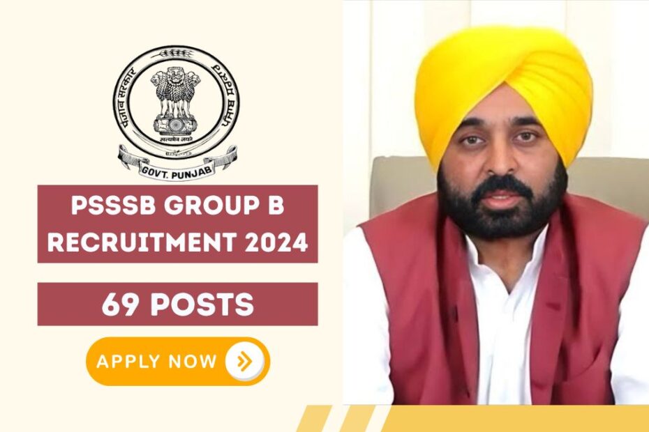 PSSSB Group B Recruitment 2024 – Apply Online for 69 Posts