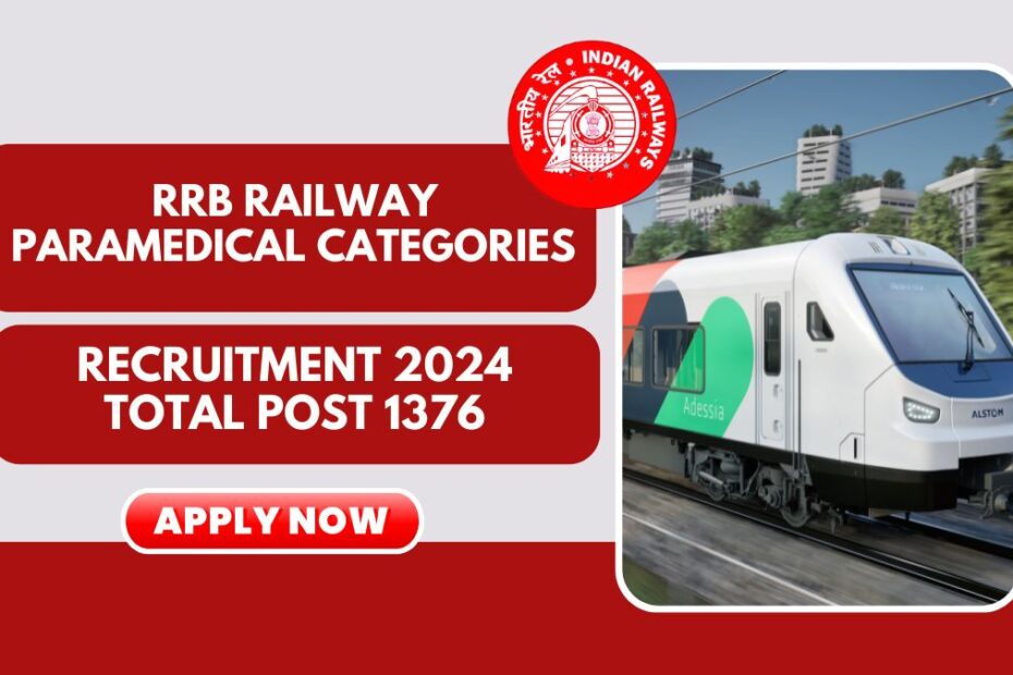 RRB Railway Paramedical Categories