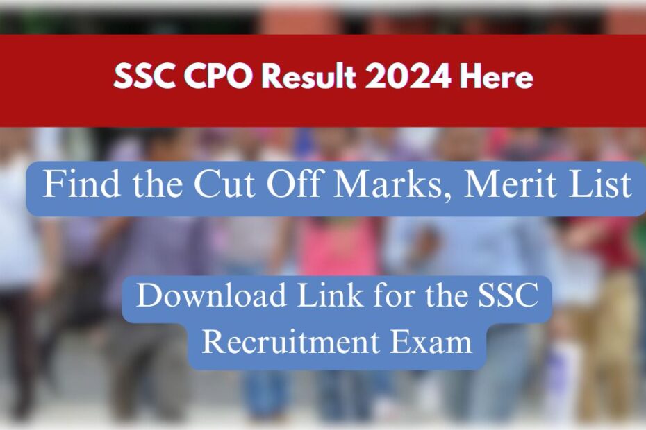 SSC CPO Result 2024